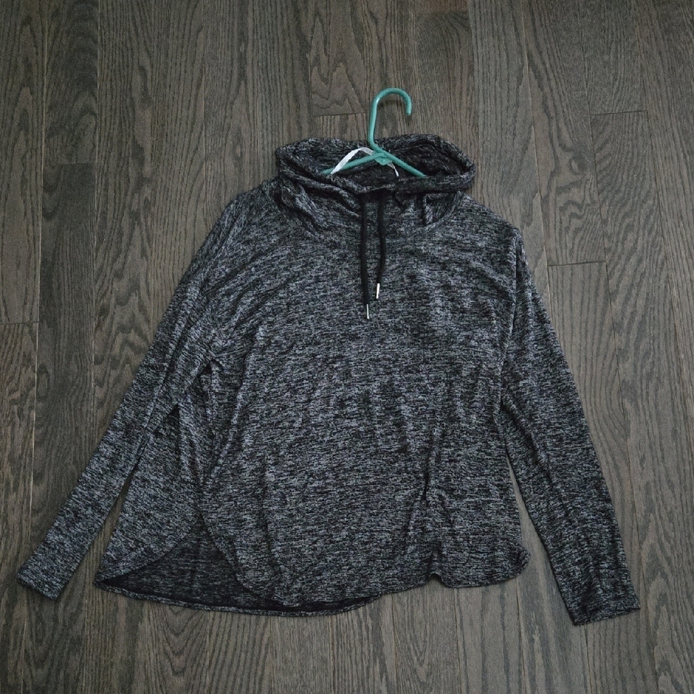 Calvin Klein Performance Black and Gray Knit Top